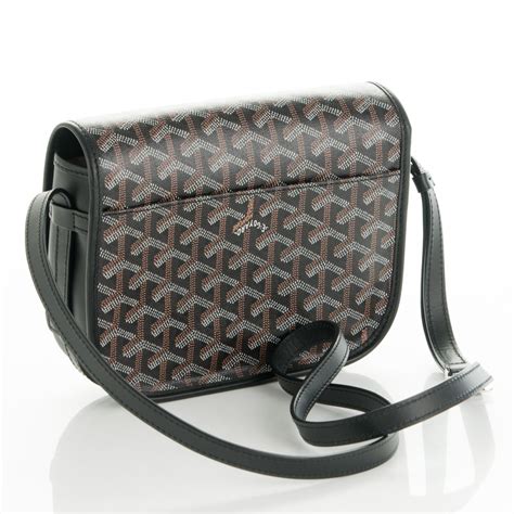 black goyard shoulder bag|Goyard belvedere pm price.